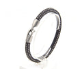 Pulsera Tachuela Fina de cuero – PuntoAR