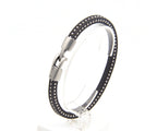 Pulsera Tachuela Fina de cuero – PuntoAR