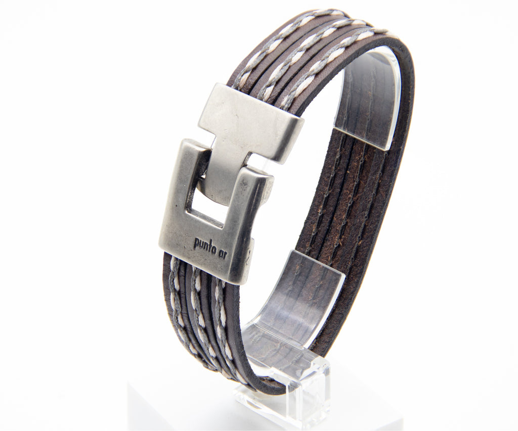 Pulsera Indiana Triple de cuero – PuntoAR