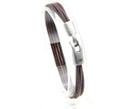 Pulsera Cinco Hilos de cuero – PuntoAR