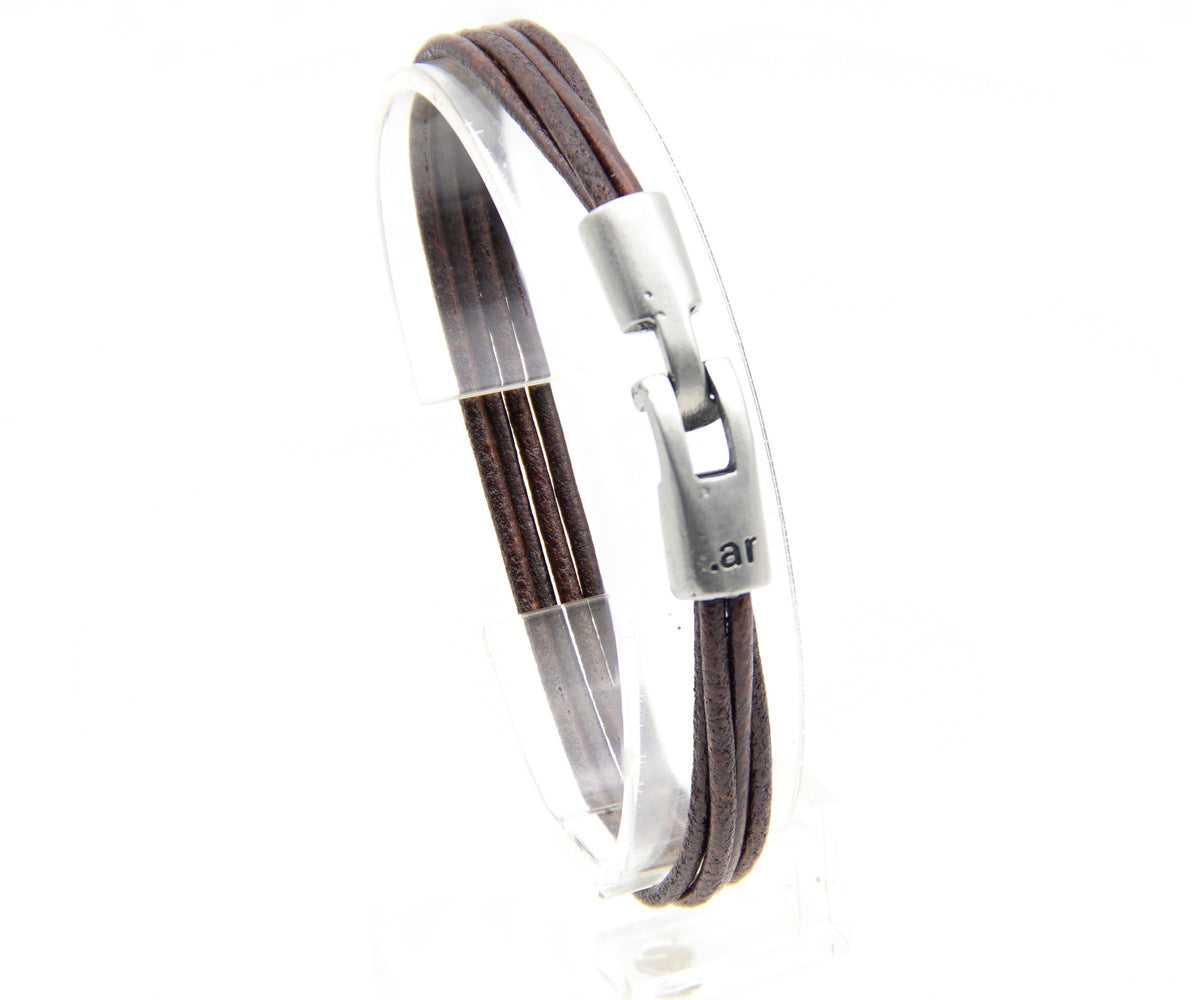 Pulsera Cinco Hilos de cuero – PuntoAR