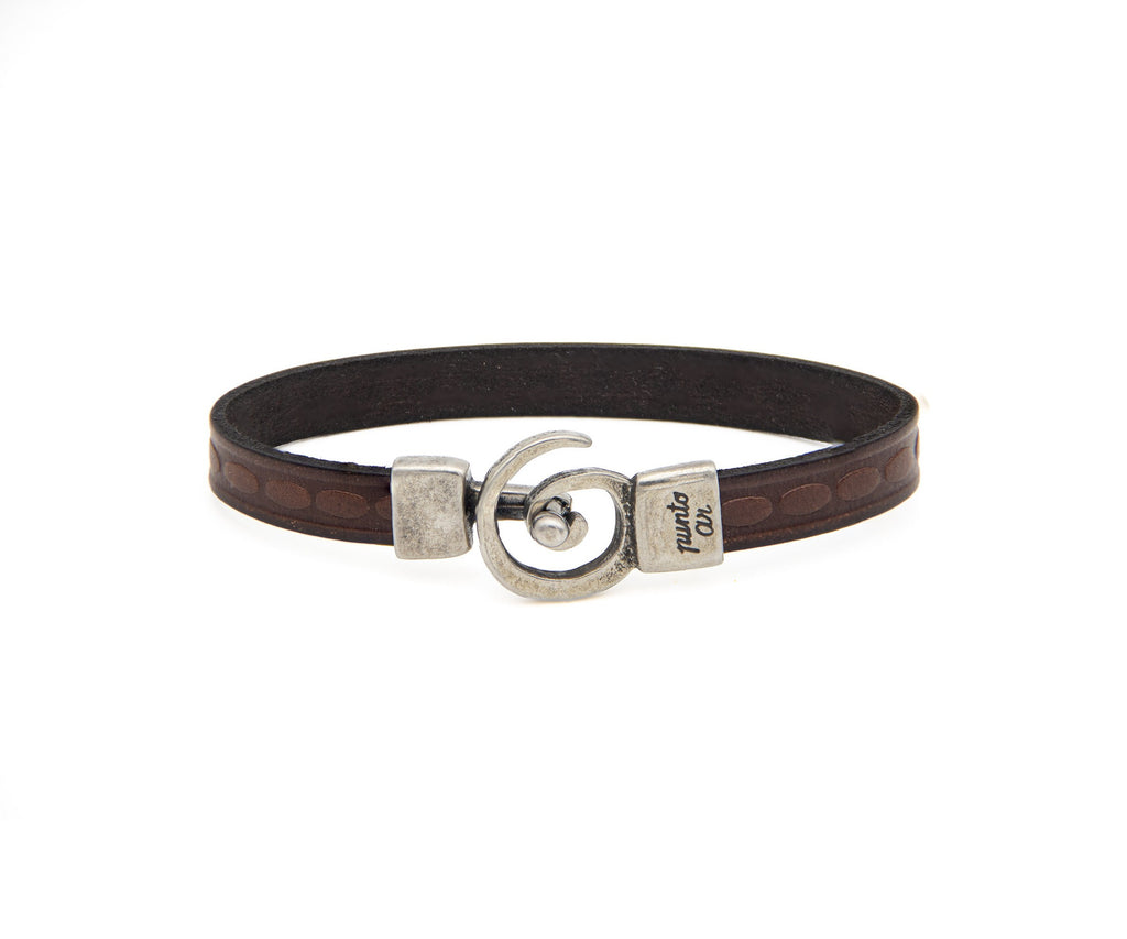 Pulsera Caracol de cuero – PuntoAR