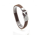 Pulsera Ancla de Cordones de cuero – PuntoAR