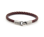 Pulsera Trenza Redonda de cuero – PuntoAR (vista 2)