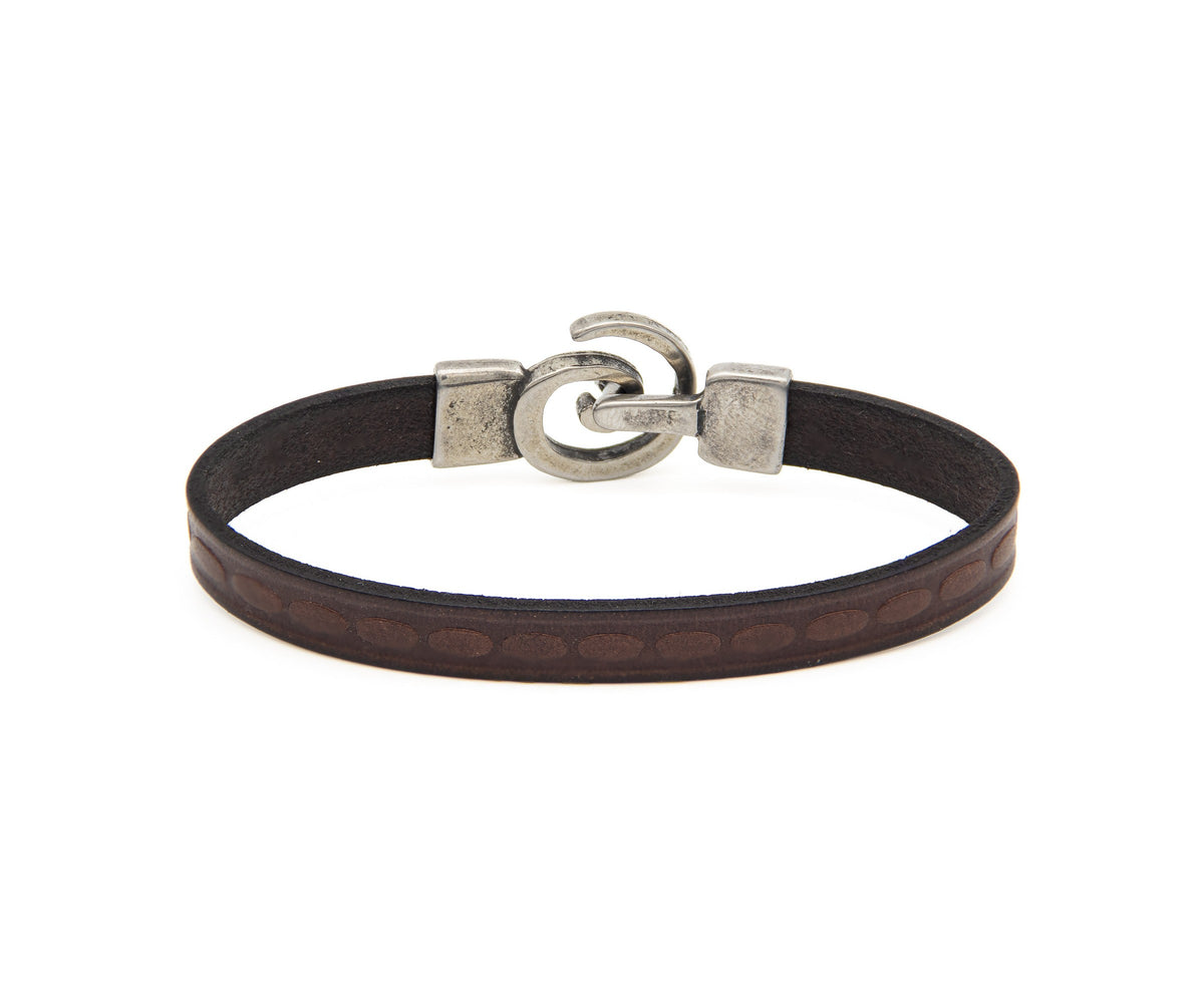 Pulsera Caracol de cuero – PuntoAR (vista 2)
