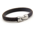Pulsera Chacarera en marrón, hecha a mano – PuntoAR