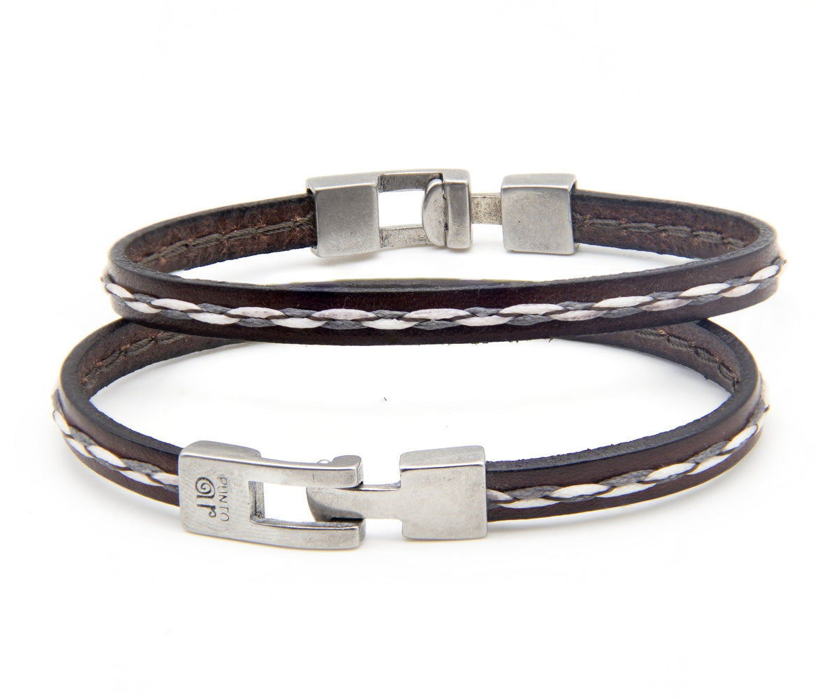 Pulsera Indiana Simple de cuero – PuntoAR (vista 2)