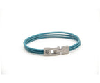 Pulsera Tres Cordones de Color de cuero – PuntoAR (vista 2)