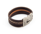 Pulsera Franja Serpiente de cuero – PuntoAR (vista 2)