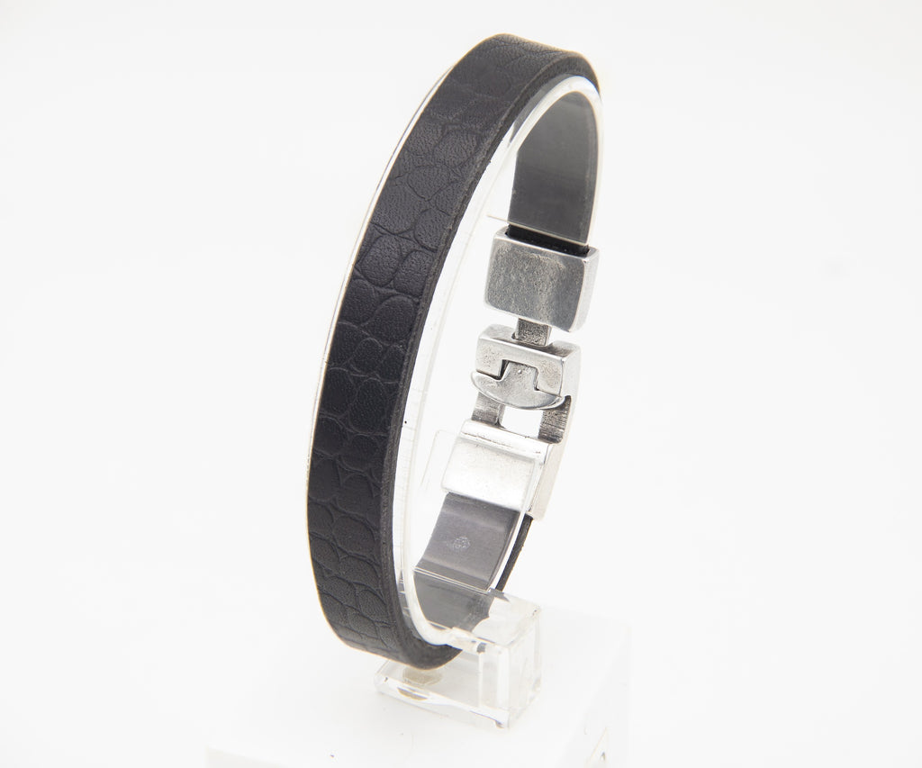 Pulsera Croco de cuero – PuntoAR (vista 2)