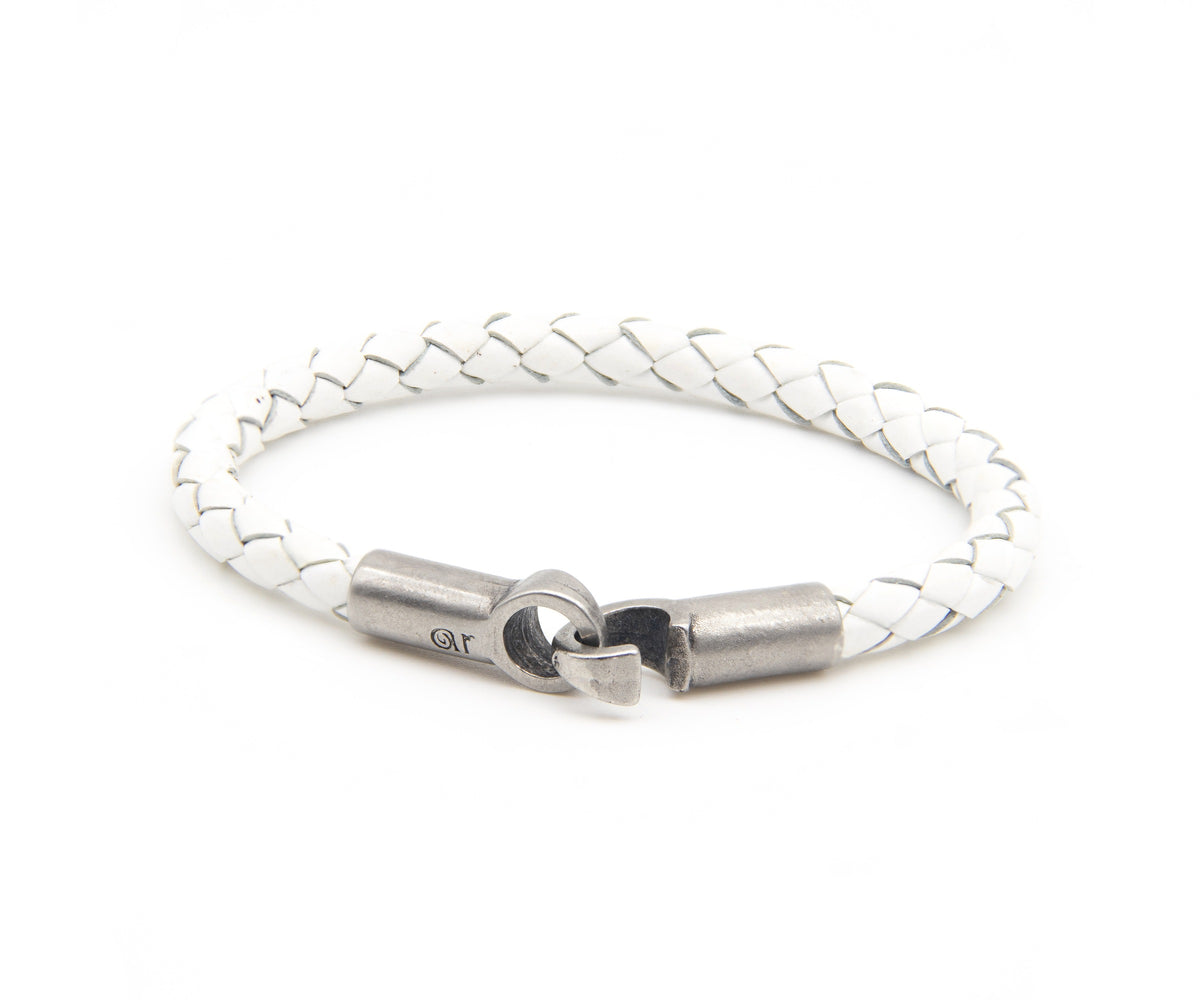 Pulsera Trenza Redonda de cuero – PuntoAR (vista 3)