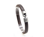 Pulsera Partitura en marrón, hecha a mano – PuntoAR