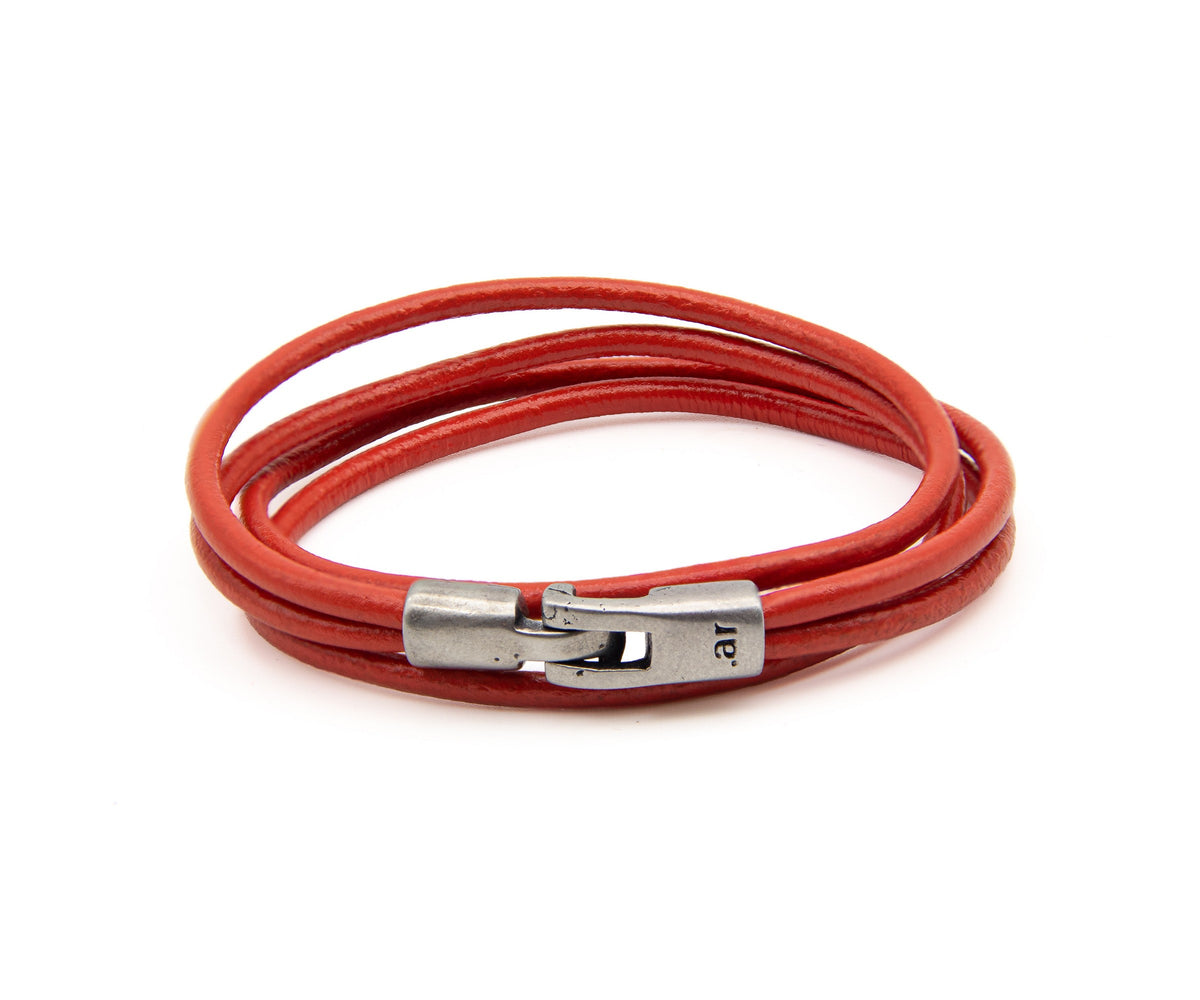 Pulsera Doble de Colores de cuero – PuntoAR (vista 3)