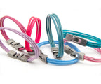 Pulsera Tres Cordones de Color de cuero – PuntoAR (vista 3)