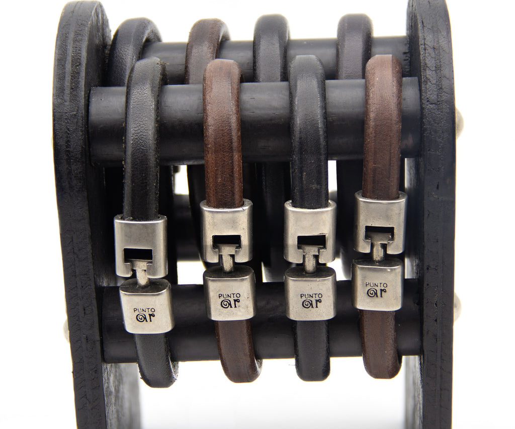 Pulsera Redonda de 10 mm de cuero – PuntoAR (vista 3)