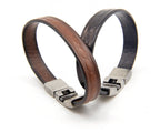 Pulsera Tira Grabada de cuero – PuntoAR (vista 3)