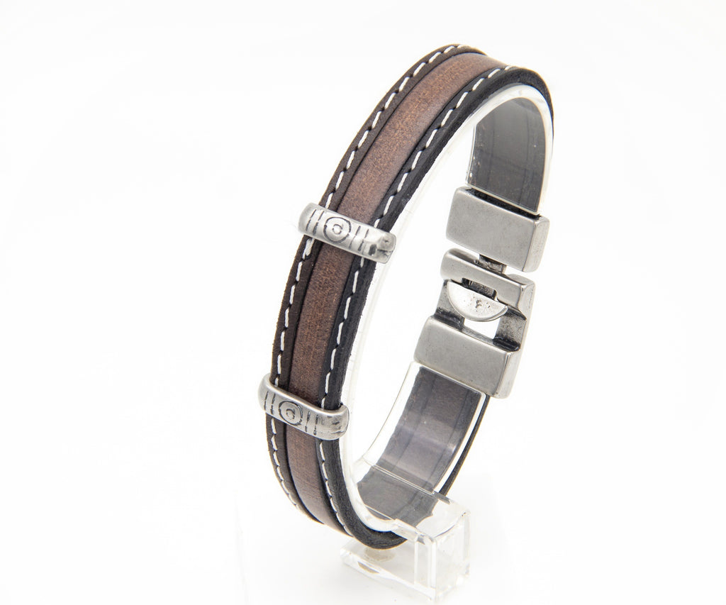 Pulsera Sin Imán de cuero – PuntoAR (vista 4)