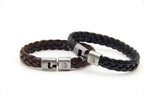 Pulsera Trenza nueva de cuero trenzado, grupo de colores – PuntoAR