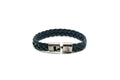 Pulsera Trenza nueva en azul, hecha a mano – PuntoAR