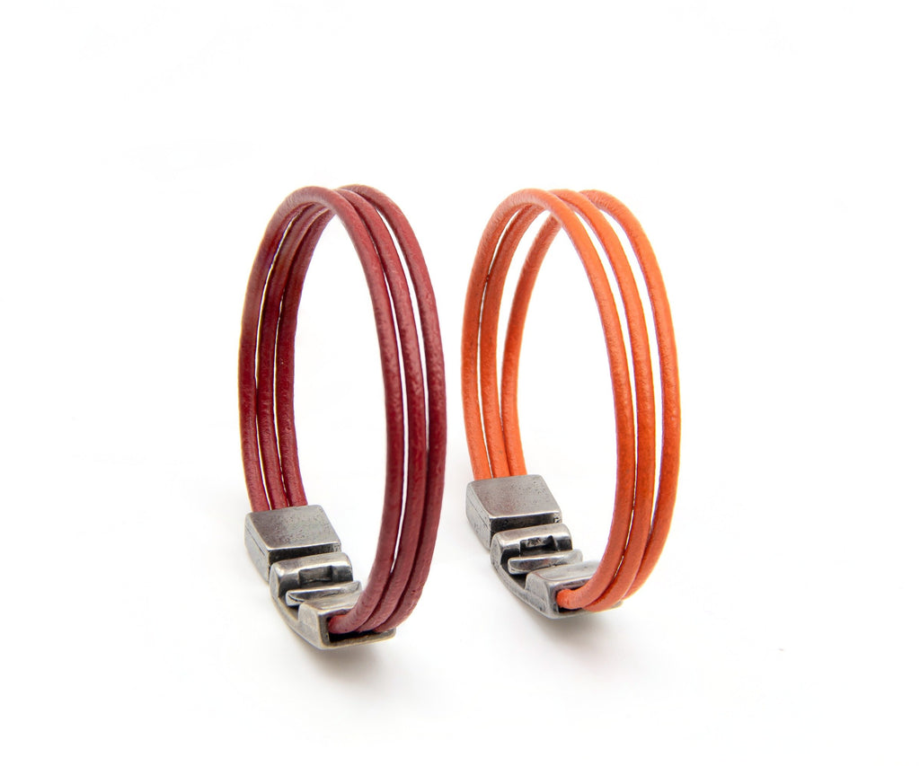 Pulsera Tres Cordones de Color
