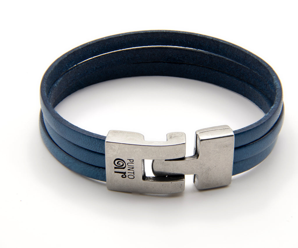 Pulsera Italiana 3 en azul – PuntoAR
