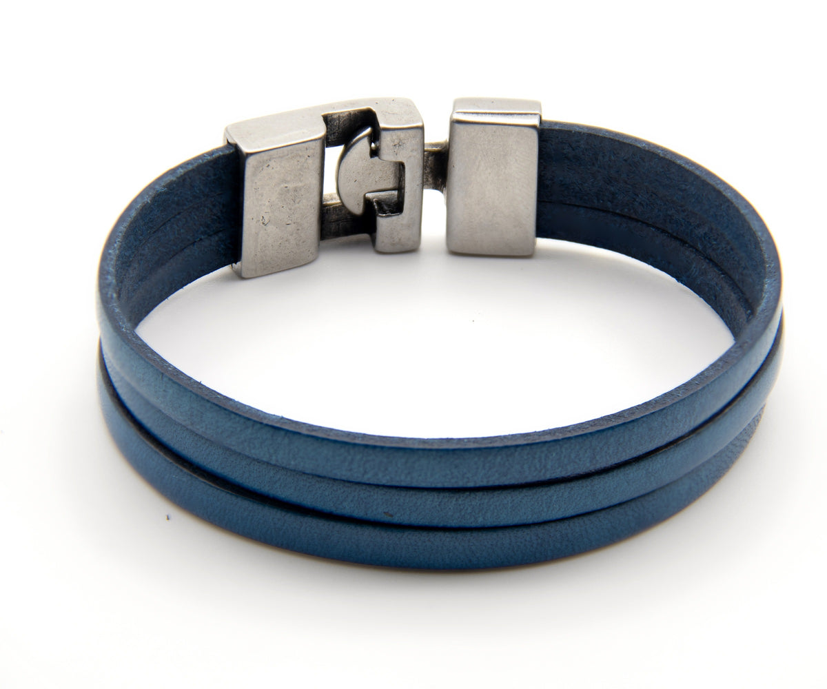 Pulsera Italiana 3 en azul – PuntoAR (vista 2)