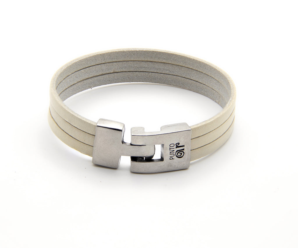 Pulsera Italiana 3 en blanco – PuntoAR