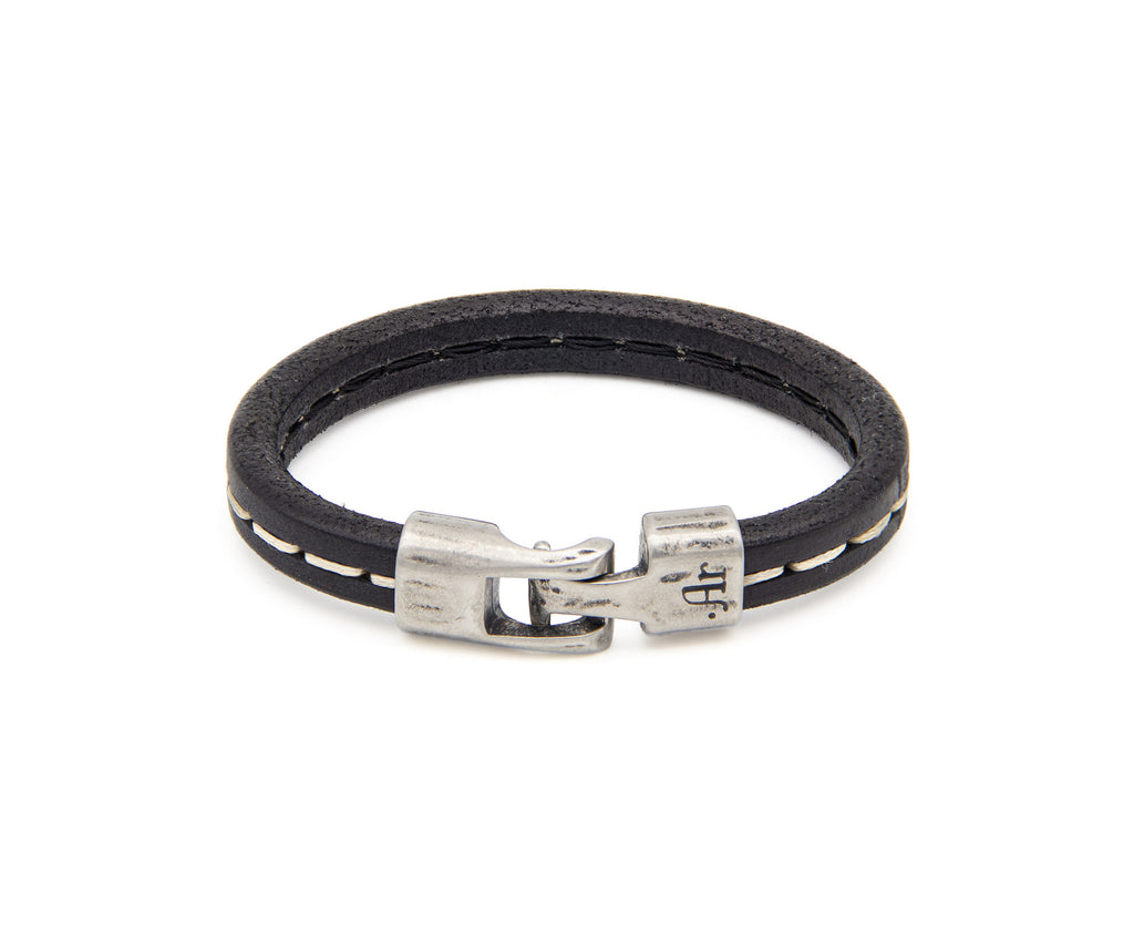 Pulsera Navegante negra, vista de delante – PuntoAR