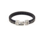 Pulsera Navegante negra, vista de delante – PuntoAR