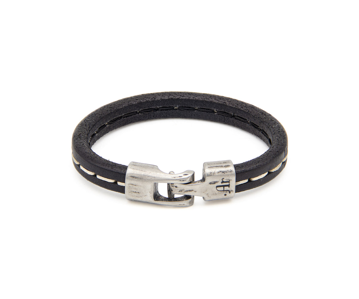 Pulsera Navegante negra, vista de delante – PuntoAR