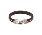 Pulsera Navegante marrón, vista de delante – PuntoAR