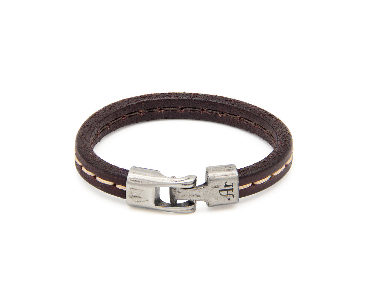 Pulsera Navegante marrón, vista de delante – PuntoAR