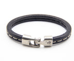 Pulsera Navegante negra de cerca – PuntoAR