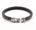 Pulsera Navegante negra tumbada, otro ángulo – PuntoAR