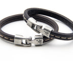 Pulsera Navegante negra y marrón – PuntoAR