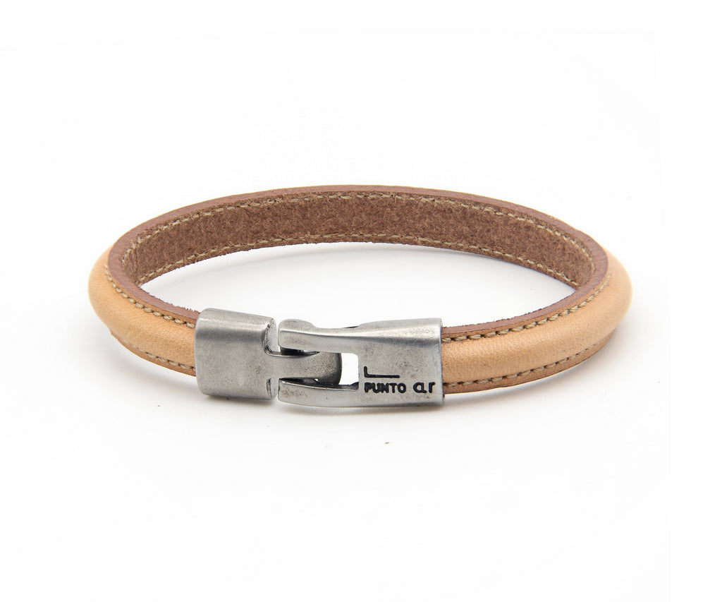 Pulsera Rosario en marrón claro – PuntoAR