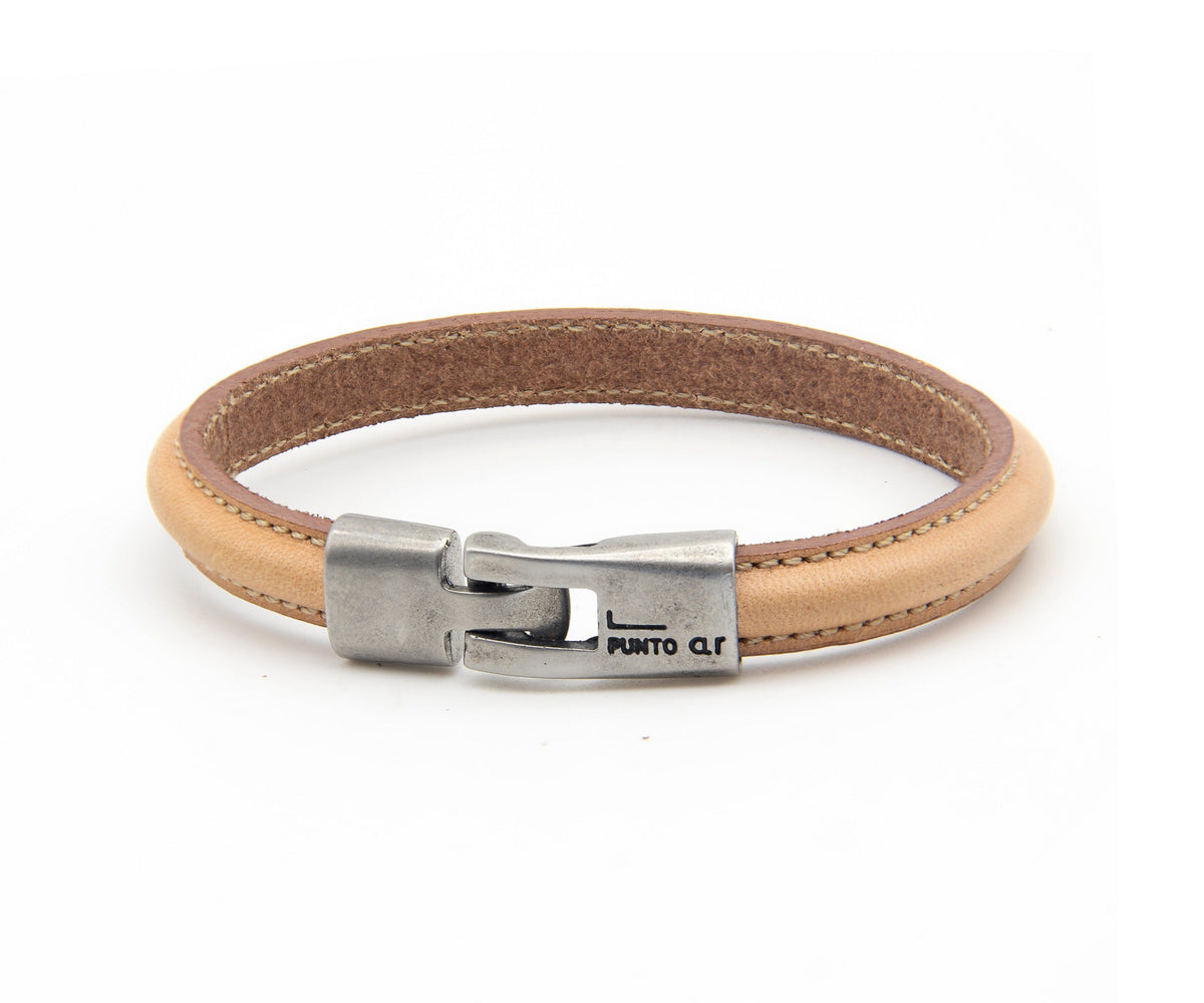 Pulsera Rosario en marrón claro – PuntoAR