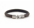 Pulsera Rosario en marrón oscuro – PuntoAR