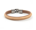 Pulsera Rosario en marrón claro – PuntoAR (vista 3)
