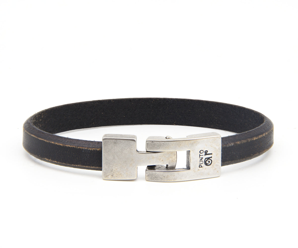 Pulsera Tandil en negro, hecha a mano – PuntoAR