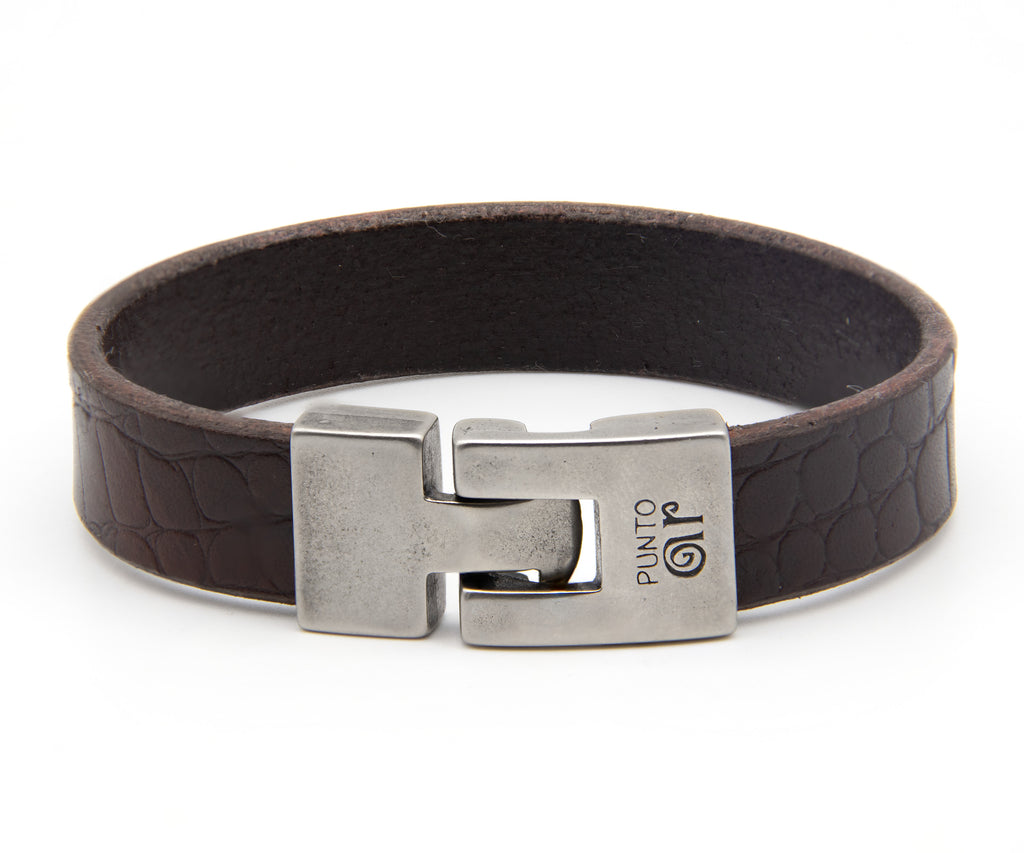 Pulsera Croco Ancha – PuntoAR