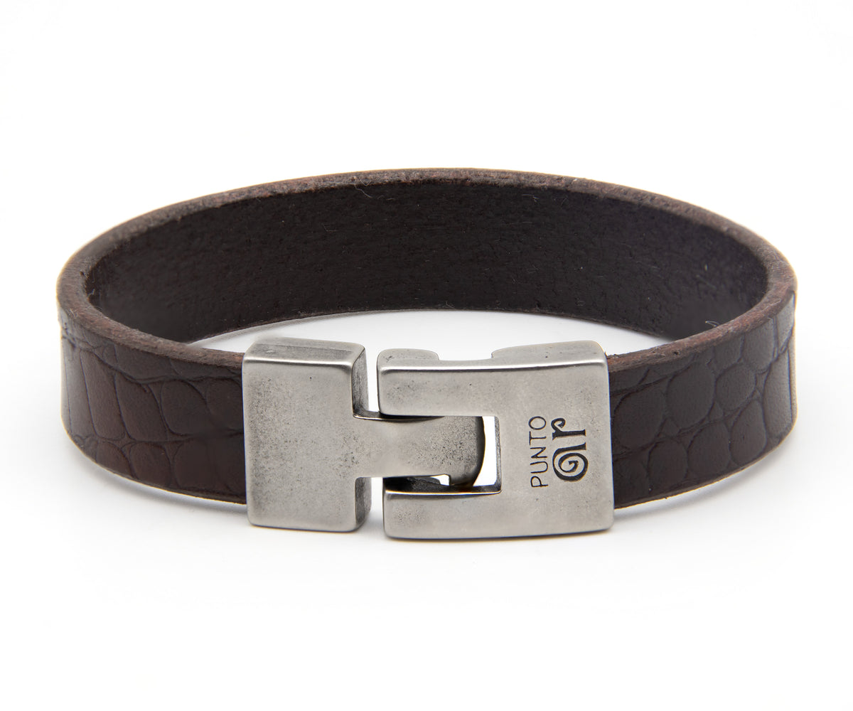 Pulsera Croco Ancha – PuntoAR