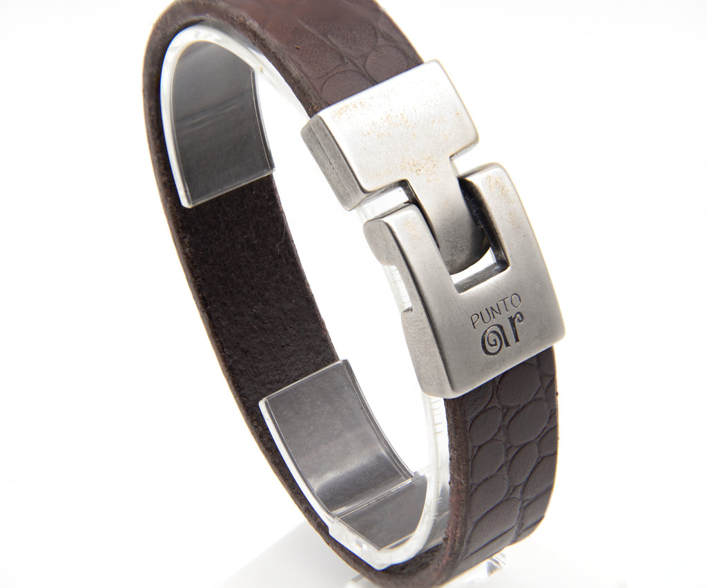 Pulsera Croco Ancha – PuntoAR