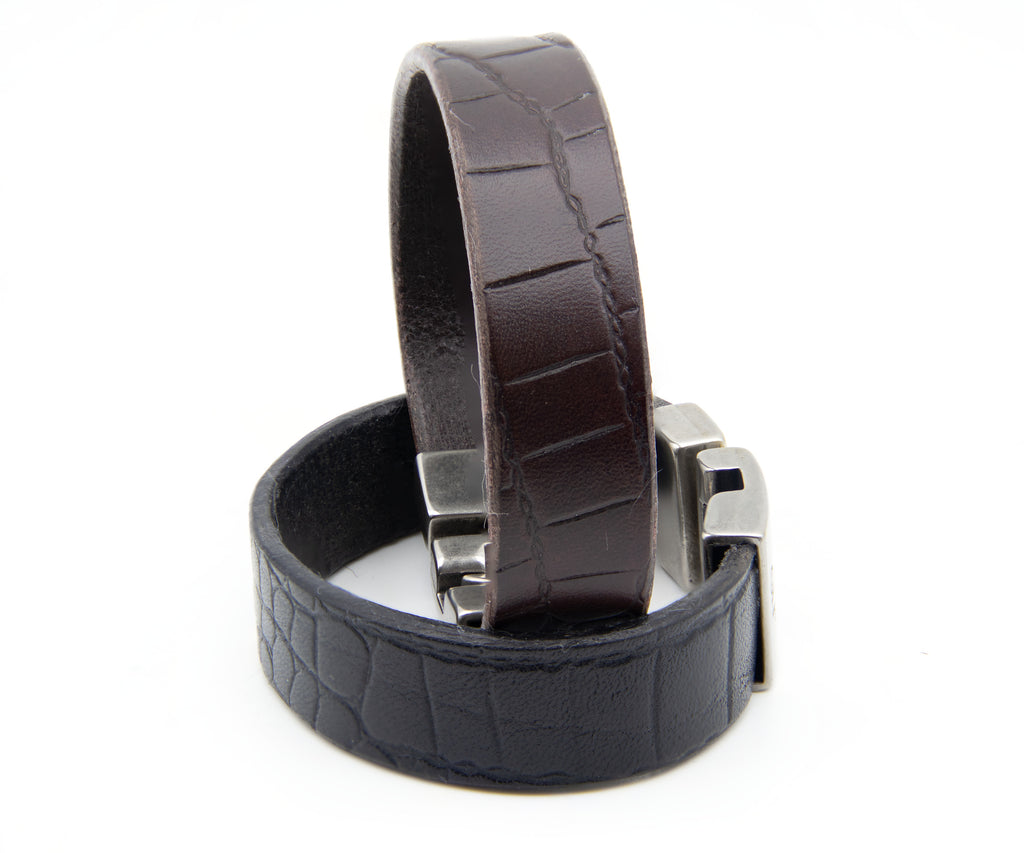 Pulsera Croco Ancha – PuntoAR