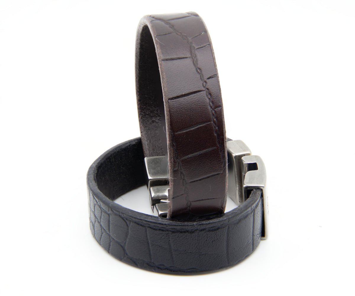 Pulsera Croco Ancha – PuntoAR