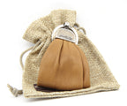 Llavero de cuero grueso camel – PuntoAR