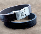 Pulsera Croco Ancha en expositor