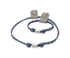 Gargantilla Paracord con Abalorio - PuntoAR - NV-COLA-NEG-UNI-TUB