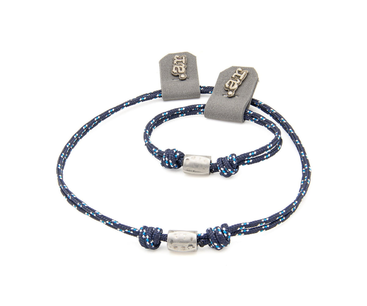 Gargantilla Paracord con Abalorio - PuntoAR - NV-COLA-NEG-UNI-TUB