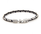 Pulsera Abasto de cuero trenzado, hecha a mano – PuntoAR